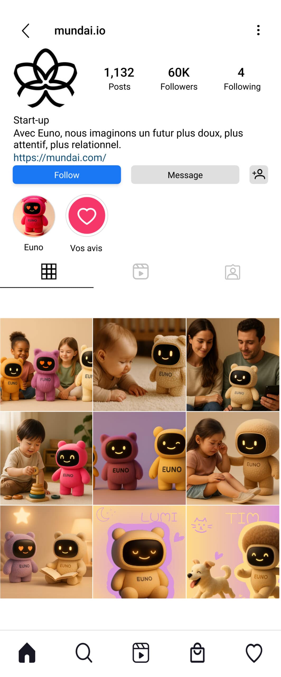 euno page instagram